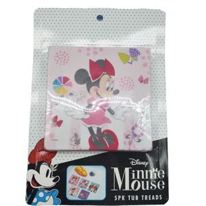 Disney Minnie Mouse 5pk Anti-Slip Tub Treads For Bathtub